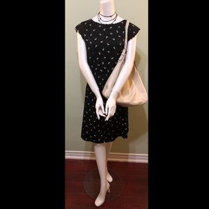 Vintage black and white dress